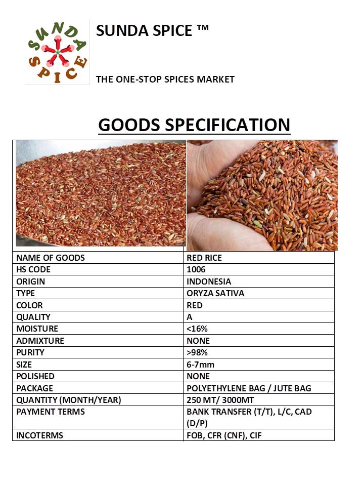 RED RICE Inaexport
